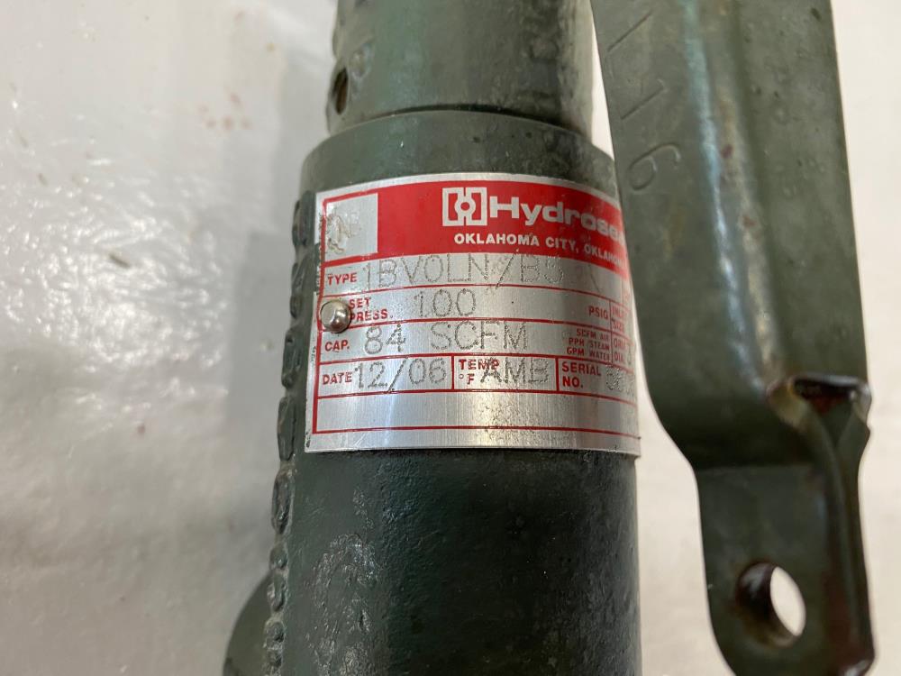 Hydroseal 1/2" NPT 100# WCB Relief Valve 1BV0LN/B5